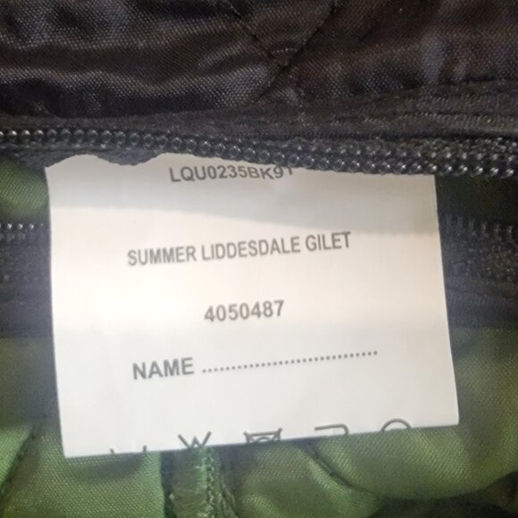 Barbour Womens lightweight down vest size 8 black full zip - Picture 7 of 9